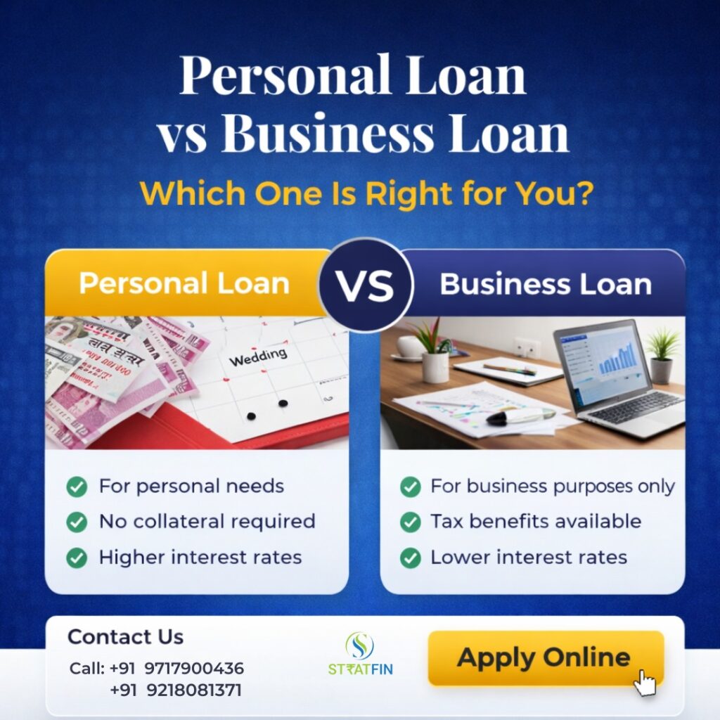 Personal Loan vs Business Loan